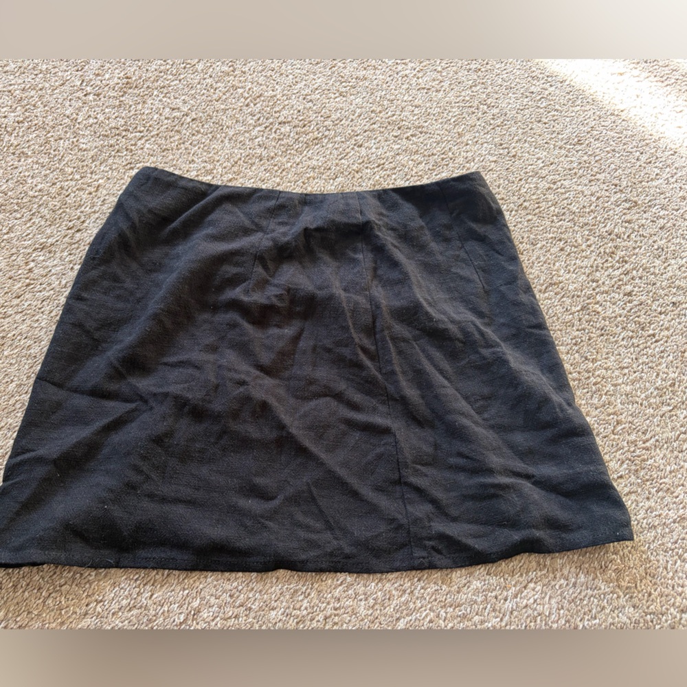Princess Polly Classic Black Mini Skirt